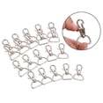 thumbnail image 2 of Abbracc 20x Key Chain Holder Swivel Lobster Clasp Key Chain Rings DIY Craft Backpack Bag, 2 of 8