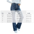 thumbnail image 2 of Women's Wide Leg Denim Jeans, Decorative Front Patch Pockets, High‑rise Button‑Zip Fly, Relaxed Silhouette, Light‑wash for Daily Going‑out Occasions, Wide Leg Jeans for Women Blue S, 2 of 6