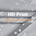 thumbnail image 6 of Ikfashoni Christmas Shower Curtain, Crystal Snowflake Gray Waterproof Fabric Bathroom Curtain, 70"X69", 6 of 7