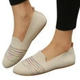 thumbnail image 3 of asddcavvf Fashion Spring And Summer Women Casual Shoes Flat Bottom Round Toe Lightweight Flying Mesh, 3 of 9