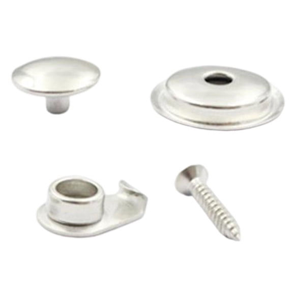 Marine Snaps Fastener Buttons Kit For Canvas Boats Truck Car Rv Yacht Covers