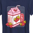thumbnail image 3 of Instant Message - Strawberry Milk - Women's Short Sleeve Graphic T-Shirt, 3 of 6