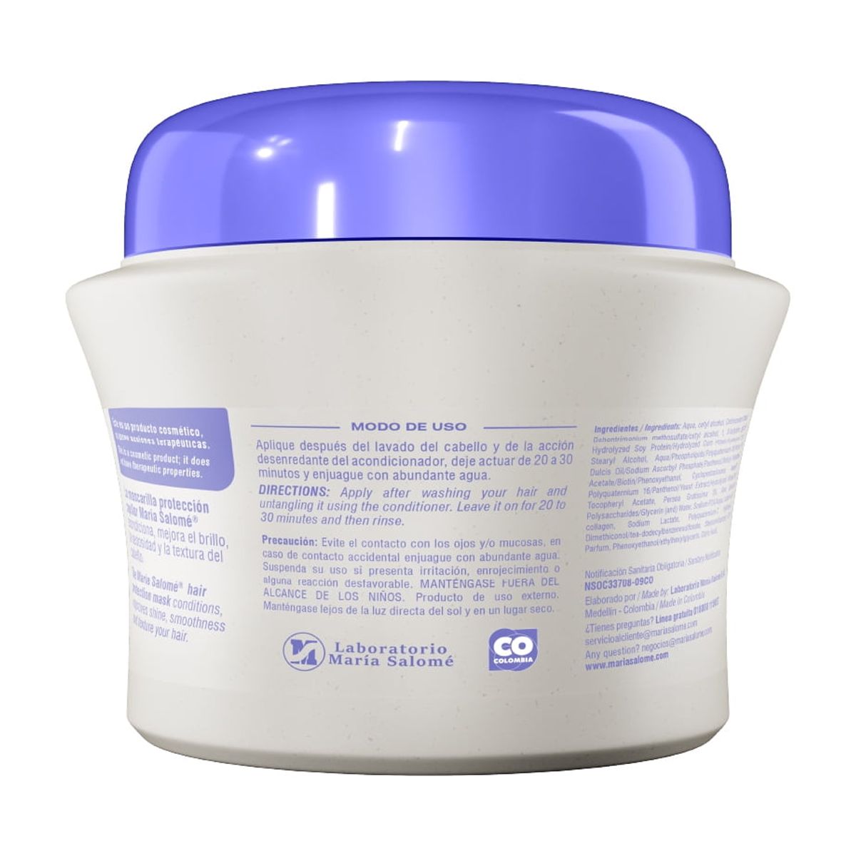 Maria Salome Hair MOM Shampoo and Mask kit - Champu y Mascarilla Capilar MOM