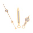 thumbnail image 2 of Manecilla luminosa del reloj, reloj luminoso Hora Minuto Accesorio del reloj Aguja del reloj Diseño revolucionario, 2 of 8