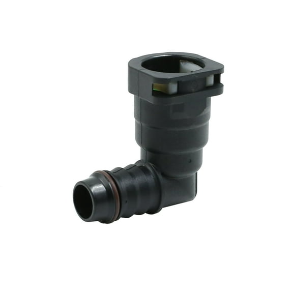 Car Black Fuel Line Hose Pipe Quick Release Plastic Connector 15.82mm ID14