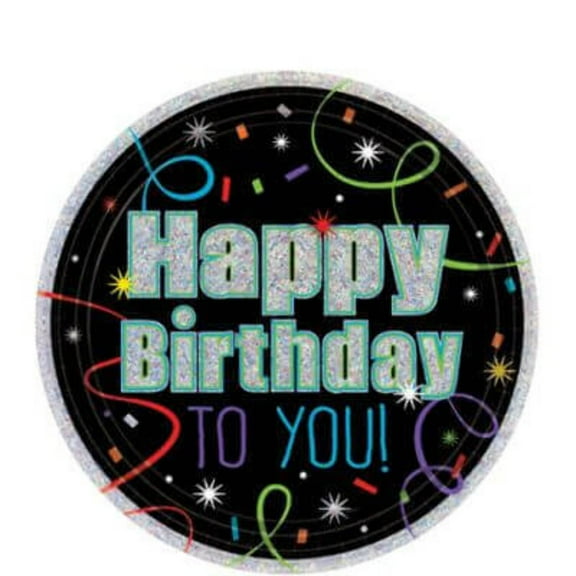 21st Brilliant Birthday 7 Plate Prism