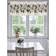 thumbnail image 4 of Curtain Valance for Windows,Magnolia Plant Flower Kitchen Valances Rod Pocket Short Curtains,Farm Vintage Wood Grain Window Treatment Panel for Bedroom Bathroom 60"x18", 4 of 7
