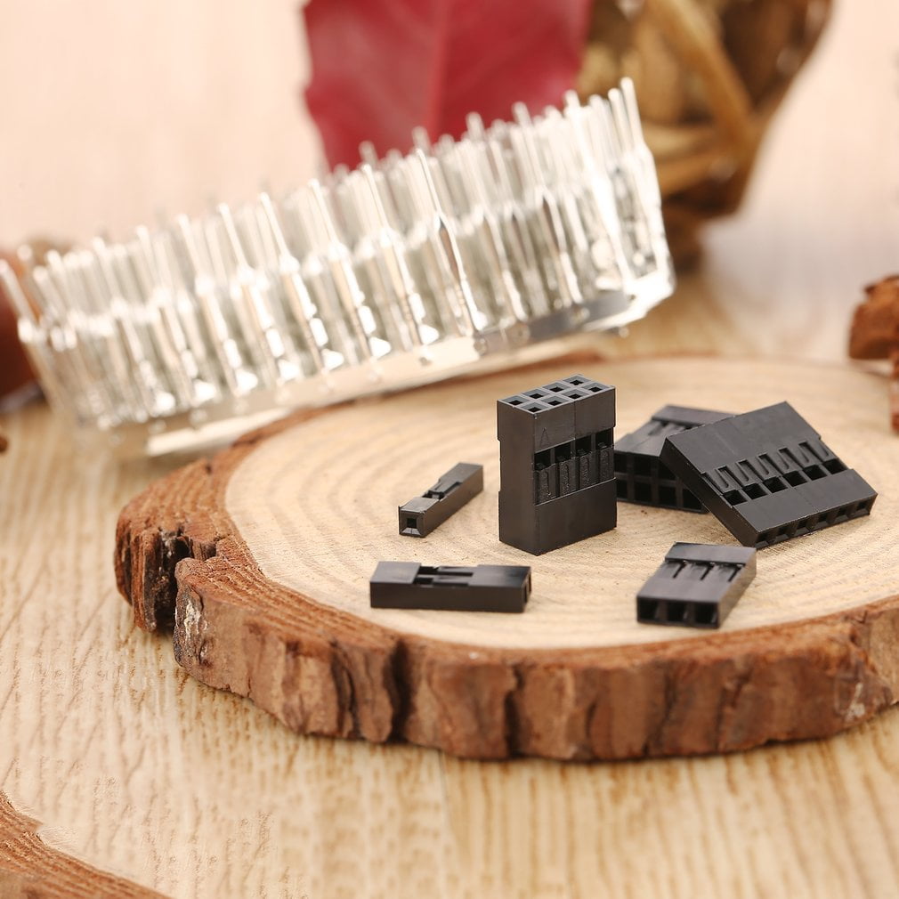 620pcs Dupont Wire Jumper Pin Header Connector Housing Kit /& M//F Crimp Pins