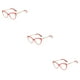 thumbnail image 3 of Qarigey 1 par de gafas de mujer, reemplazo Universal HD, protección solar inastillable, gafas de moda, adorno rojo Type1 NO1, 3 of 6