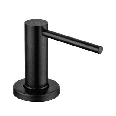 Kitchen Sink Soap Dispenser Countertop Pump Hand Lotion Built in Bottle Stainless Steel Screw Matt Black