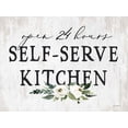 thumbnail image 2 of lettered And lined 18x15 Gold Ornate Wood Framed with Double Matting Museum Art Print Titled - Self-Serve Kitchen, 2 of 4