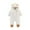 White, variant on TAIAOJING Baby Jumpsuit Hooded Rompers Winter Outwear Girls Coat Boys Warm Cute Girls Coat Jacket 0-3 Months