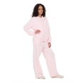 thumbnail image 3 of Forever 21 Women's Light Pink Loungewear Hoodie Sweatshirt, Oversized Fit,L, 3 of 6
