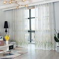 thumbnail image 1 of Window Curtain Creative Embroidery Sheer Curtain Voile Curtain for Room Decor, 1 of 10
