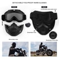 thumbnail image 4 of Lankey Gafas para motocicleta, gafas desmontables con correa antideslizante a prueba de niebla Lankey Gafas de moto, 4 of 7