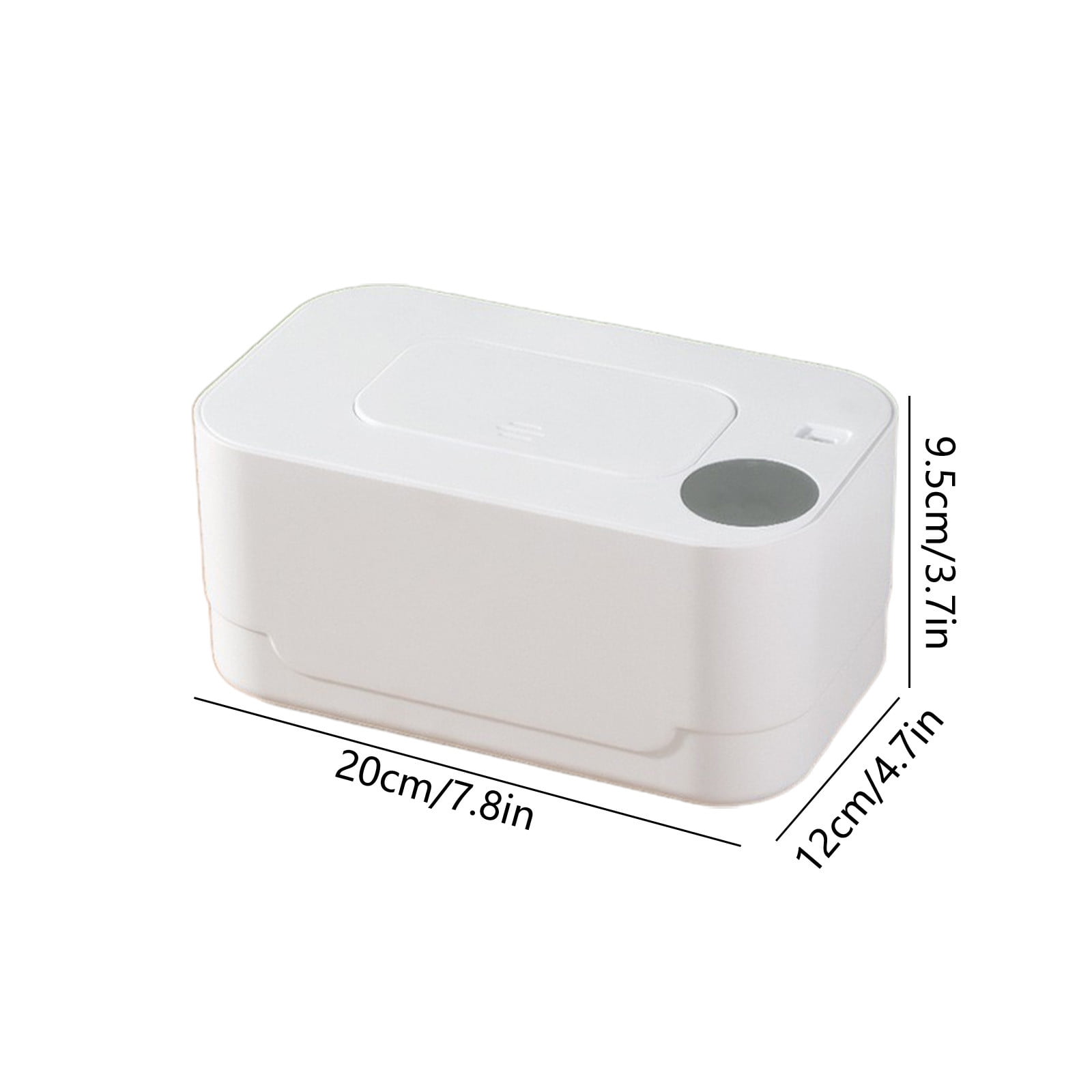 Wipe Warmer, Portable Wet Wipes Dispenser with Heating,Small and Lightweights, 24h Intelligent Constant Temperature, USB Rechargeable,Suitable for Home, Cars & Travel(7.8x4.7x3.7inch)