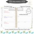 thumbnail image 2 of Academic Planner 2025-2026 Calendar Notebook（Jul.2025-Jun.2026,6.3"x8.5") Weekly Monthly Planner for Women Men 2025-2026 Planner Supplies-Flower, 2 of 7
