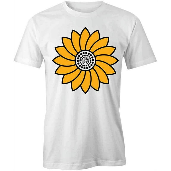 Sunflower T-Shirt | Pretty Flowers White Tee Gift