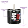 thumbnail image 5 of Synchronous AC Reduction Motor 60KTYZ AC110V 20RPM Ac Motor 20N.CM CW/CCW, 5 of 6
