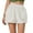 White, variant on Women's Casual Shorts Women Shorts Mini Skirts Skorts Elastic High Waisted Skorts Puff A Line Shorts Ruffle Pleated Shorts,Black M