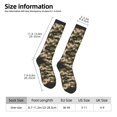 thumbnail image 3 of Women's Knee High Socks Green Army Camouflage Thermal Soft Knee Long Socks, 3 of 7