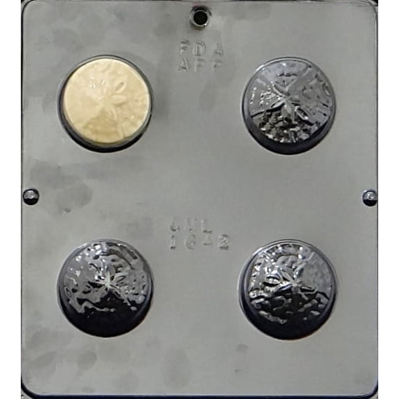 1642  Sand Dollar Oreo Cookie Chocolate Candy Mold