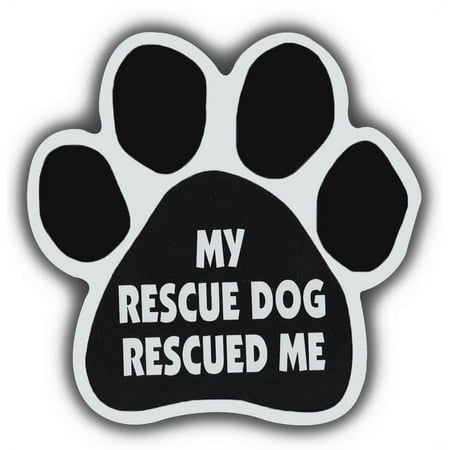 Dog Paw Shaped Magnets: My Rescue Dog Rescued Me | Cars Trucks Refrigerators