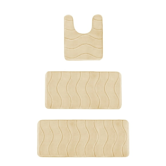 Alfombra de poliéster antideslizante y absorbente para entrada de baño, de secado rápido. Alfombra para interiores, ideal para cocina, dormitorio y lavadero.