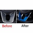 thumbnail image 4 of Pour Kia Seltos 2020-2023 Volant en Acier Inoxydable Bleu Type U F pour Ram e Garniture de Couvercle, 4 of 4