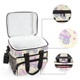 thumbnail image 6 of FORMRS Insulated Cooler Bag 24 Cans Capacity Soft Leakproof Lunch Box with Side Pockets, Roller Disco, 6 of 7