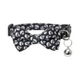 thumbnail image 3 of Collar de gato de Halloween Salvador negro con pajarita y campana ajustable 18 a 28 cm, 3 of 10