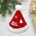 thumbnail image 2 of Christmas Hat Hairpin Headwear Lightweight Creative Xmas Hat Clips Headdress for Holidays Stage Performance Party Favors Gift No Brown Decor, 2 of 8