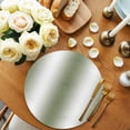 thumbnail image 2 of Green White Ombre Round 13 Inch Placemats Set of 2, Country Pastoral Gradient Minimalist HeatResistant Non Slip Place Mats for Dining Table, Wipeable Braided Kitchen Table Mats for Housewarming, 2 of 9