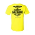 thumbnail image 2 of Harley-Davidson Men's Back Around H-D Text Short Sleeve Tee - Safety Green (S), Harley Davidson, 2 of 2