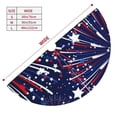 thumbnail image 3 of Picia Red White Blue Fireworks 1 Print Christmas Tree Skirt , Christmas Tree Skirt Ornaments for Merry Christmas Holiday Party Decorations Indoor Outdoor-30", 3 of 7