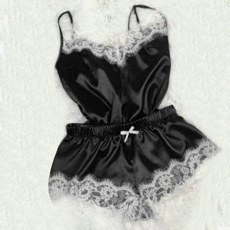 

Ykohkofe 2PC Lingerie Women Sexy Nightdress Nightgown Sleepwear Underwear Set
