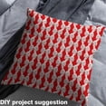 thumbnail image 2 of Homewish Cartoon Ribbon Teens Fabric by the Yard 1 Yard, Red White Bowknot Room Decor Fabric by the Yard, Modern Fashion Sewing Fabric, Luxury Bedroom Decor, 2 of 6