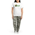 thumbnail image 4 of CafePress - Cork Dragon (Gaelic) Women's Light Pajamas - Women's Short Sleeve Print T-Shirt and Pants Light Cotton Pajama Set, 4 of 7