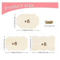 thumbnail image 2 of 24 Pcs Unfinished Hanging Wood Sign Blank with Ropes,Rectangle Blank Wood Sign Plain Hanging Craft Door Signs Wall Art, 2 of 7