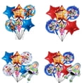 thumbnail image 4 of Globos de aluminio de Buzz Lightyear, suministros para fiestas de cumpleaños de Toy Story de Disney, decoración para fiestas de cumpleaños de niños de 1, 2 y 3 años, 4 of 5