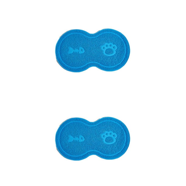 Methold Alfombra para mascotas de PVC fácil de limpiar, duradera y duradera, cómoda y portátil, alfombra para gatos, color azul cielo Cielo azul 2Conjunto