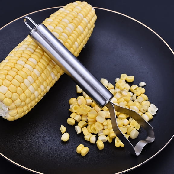 Corn Stripper Tool, Corn Kernel Remover, Efficient Stainless Steel Blade with Ergonomic Non-Slip Handle, for Preparing Fresh Corn Dishes, Home Cooks