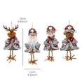 thumbnail image 5 of Xmas Plush Doll Decorations Hanging Christmas Tree Pendants for Holiday Home Party Decor,Santa Claus/Snowman/Reindeer/Bear, 5 of 5