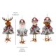 thumbnail image 5 of Adornos de muñecos de peluche navideños colgantes para árbol de Navidad para decoración de fiestas en casa, Papá Noel, muñeco de nieve, reno y oso, 5 of 5