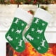 thumbnail image 5 of Medias Navideñas para Mascotas con Estampado de Pata Bordado En Rojo y Verde, Copos de Nieve, para Perros y Gatos | Decoración Festiva Duradera de Tela | Soporte para Golosinas para Colgar En La Chim, 5 of 6