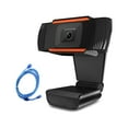 thumbnail image 1 of 1080P 2MP Wide-Angle Webcam 30fps Auto Focusing Cam Noise-reduction MIC Laptop Computer Camera USB Plug & Play with Extension Cable for Laptop Desktop, 1 of 7
