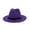 Purple, variant on Wide Brim HatMen & Women Vintage Wide Hat with Belt Buckle Adjustable Outbacks HatsFedora Hat