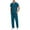 Navy, variant on WMTBSRSW Scrubs for Men 2 Piece Medical Uniform Set with V-Neck Top & Jogger with Multi Pockets Summer Medical Scrubs Men's Hosptial Workwear