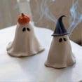 thumbnail image 3 of Ghost Incense Burner Cute Spooky White Ghost Waterfall Burner Resin Room Decor Halloween Decorative Witch Ghost, 3 of 5