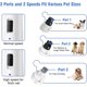 thumbnail image 2 of Amoladora de uñas para perros con luz LED - Recortadora de uñas eléctrica mejorada de 2 velocidades para mascotas, potente, indolora, para el cuidado y alisado de patas de perros y gatos pequeños, med, 2 of 4